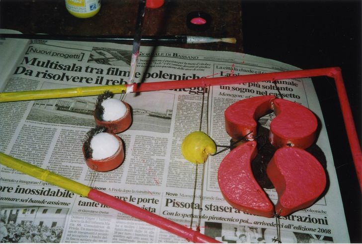 Masha durante il restauro